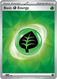 Basic Grass Energy 009 Scarlet & Violet Energies Pokémon card