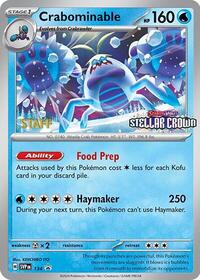 Crabominable - 134 (Prerelease) [Staff] 134/142 · Reverse Holo