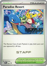 Paradise Resort (World Championships 2023) [Staff] 045 Scarlet & Violet Promo Cards Pokémon card