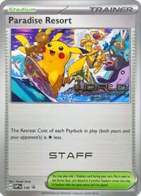 Paradise Resort (World Championships 2024) [Staff] 150 Scarlet & Violet Promo Cards Pokémon card