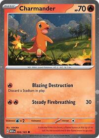Charmander (Cosmos Holo) 004/165
