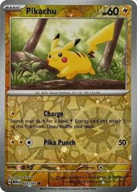 Pikachu (Reverse Cosmos Holo) (Costco Exclusive) 025/165