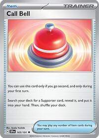Call Bell 165/191 Surging Sparks Reverse Holo Pokémon card