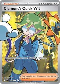 Clemont's Quick Wit 229/191 Surging Sparks Pokémon card
