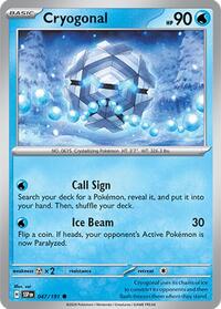 Cryogonal 047/191 · Reverse Holo