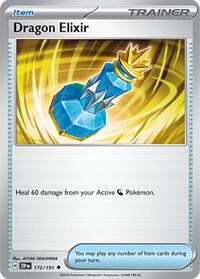 Dragon Elixir 172/191 Surging Sparks Reverse Holo Pokémon card