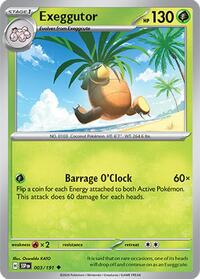 Exeggutor 003/191 · Reverse Holo