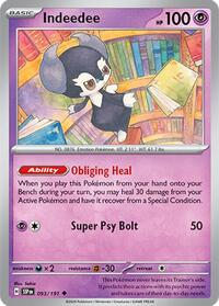 Indeedee 093/191 · Reverse Holo