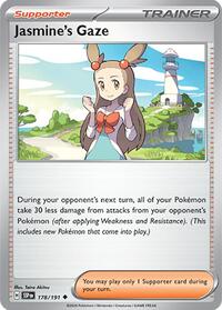 Jasmine's Gaze 178/191 Surging Sparks Reverse Holo Pokémon card