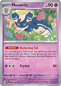 Meowstic 085/191 · Reverse Holo
