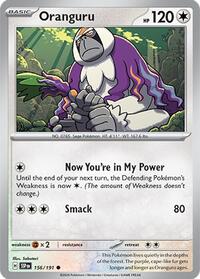 Oranguru 156/191 · Reverse Holo