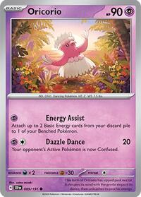 Oricorio 089/191 · Reverse Holo