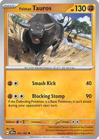 Paldean Tauros 101/191 · Reverse Holo