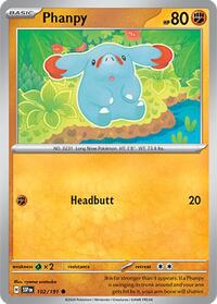 Phanpy 102/191 · Reverse Holo