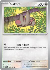 Slakoth 145/191 · Reverse Holo