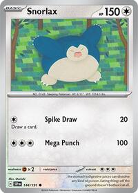 Snorlax 144/191 · Reverse Holo