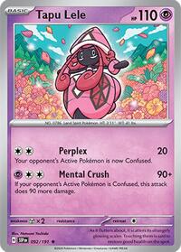 Tapu Lele 092/191 · Reverse Holo