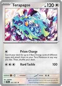 Terapagos 161/191 · Reverse Holo