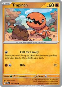 Trapinch 104/191 · Reverse Holo