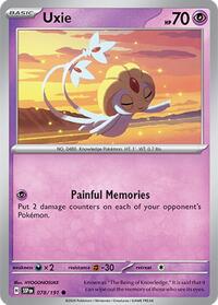 Uxie 078/191 · Reverse Holo