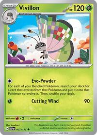Vivillon 007/191 · Reverse Holo