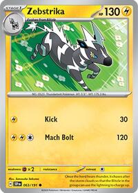 Zebstrika 063/191 · Reverse Holo