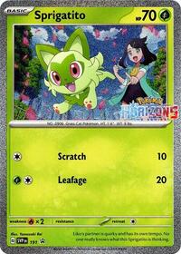 Sprigatito (Pokemon Horizons Stamped) 191