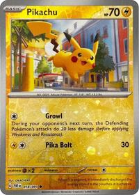 Pikachu (Reverse Cosmos Holo) 018/091 · Reverse Holo