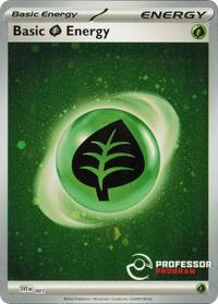 Grass Energy (2023) 001 Professor Program Promos Pokémon card