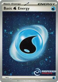 Water Energy (2023) 003 Professor Program Promos Pokémon card