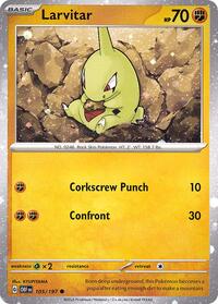 Larvitar (Cosmos Holo) 105/197