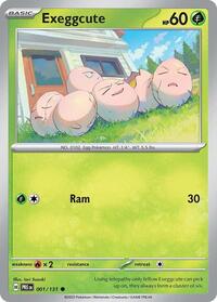 Exeggcute 001/131 · Reverse Holo