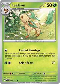 Leafeon 005/131 · Reverse Holo