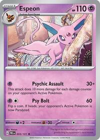 Espeon 033/131 · Reverse Holo
