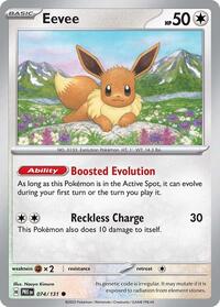Eevee 074/131 · Reverse Holo