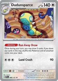 Dudunsparce 080/131 · Reverse Holo