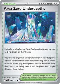 Area Zero Underdepths 094/131 Prismatic Evolutions Reverse Holo Pokémon card