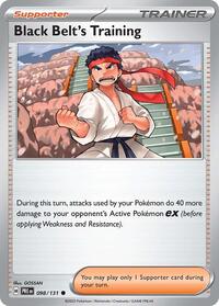 Black Belt's Training 098/131 Prismatic Evolutions Reverse Holo Pokémon card