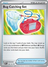 Bug Catching Set 102/131 Prismatic Evolutions Reverse Holo Pokémon card