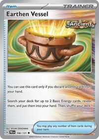 Earthen Vessel 106/131 Prismatic Evolutions Reverse Holo Pokémon card