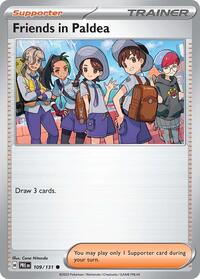 Friends in Paldea 109/131 Prismatic Evolutions Reverse Holo Pokémon card