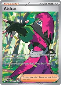 Atticus 133/131 Prismatic Evolutions Pokémon card