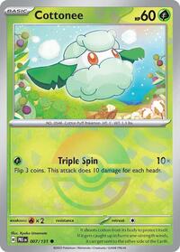 Cottonee (Poke Ball Pattern) 007/131
