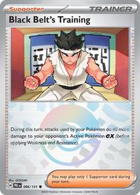 Black Belt's Training (Poke Ball Pattern) 096/131 Prismatic Evolutions Pokémon card