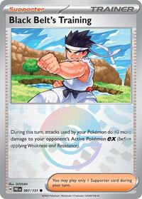 Black Belt's Training (Poke Ball Pattern) 097/131 Prismatic Evolutions Pokémon card