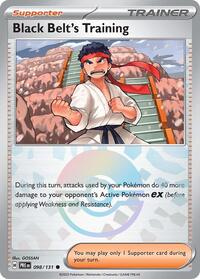 Black Belt's Training (Poke Ball Pattern) 098/131 Prismatic Evolutions Pokémon card