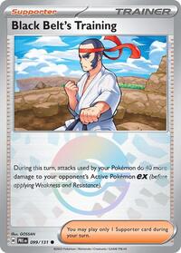 Black Belt's Training (Poke Ball Pattern) 099/131 Prismatic Evolutions Pokémon card
