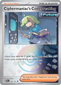 Ciphermaniac's Codebreaking (Poke Ball Pattern) 104/131 Prismatic Evolutions Pokémon card
