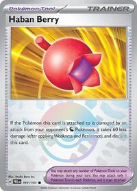 Haban Berry (Poke Ball Pattern) 111/131 Prismatic Evolutions Pokémon card