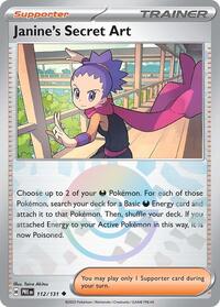 Janine's Secret Art (Poke Ball Pattern) 112/131 Prismatic Evolutions Pokémon card